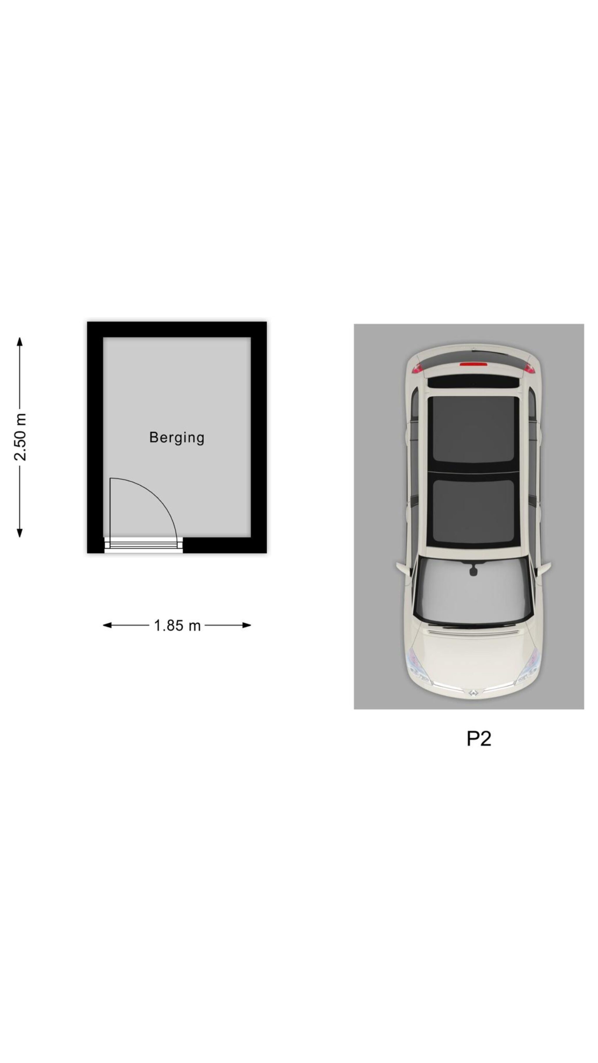 Berging & Parkeerplaats