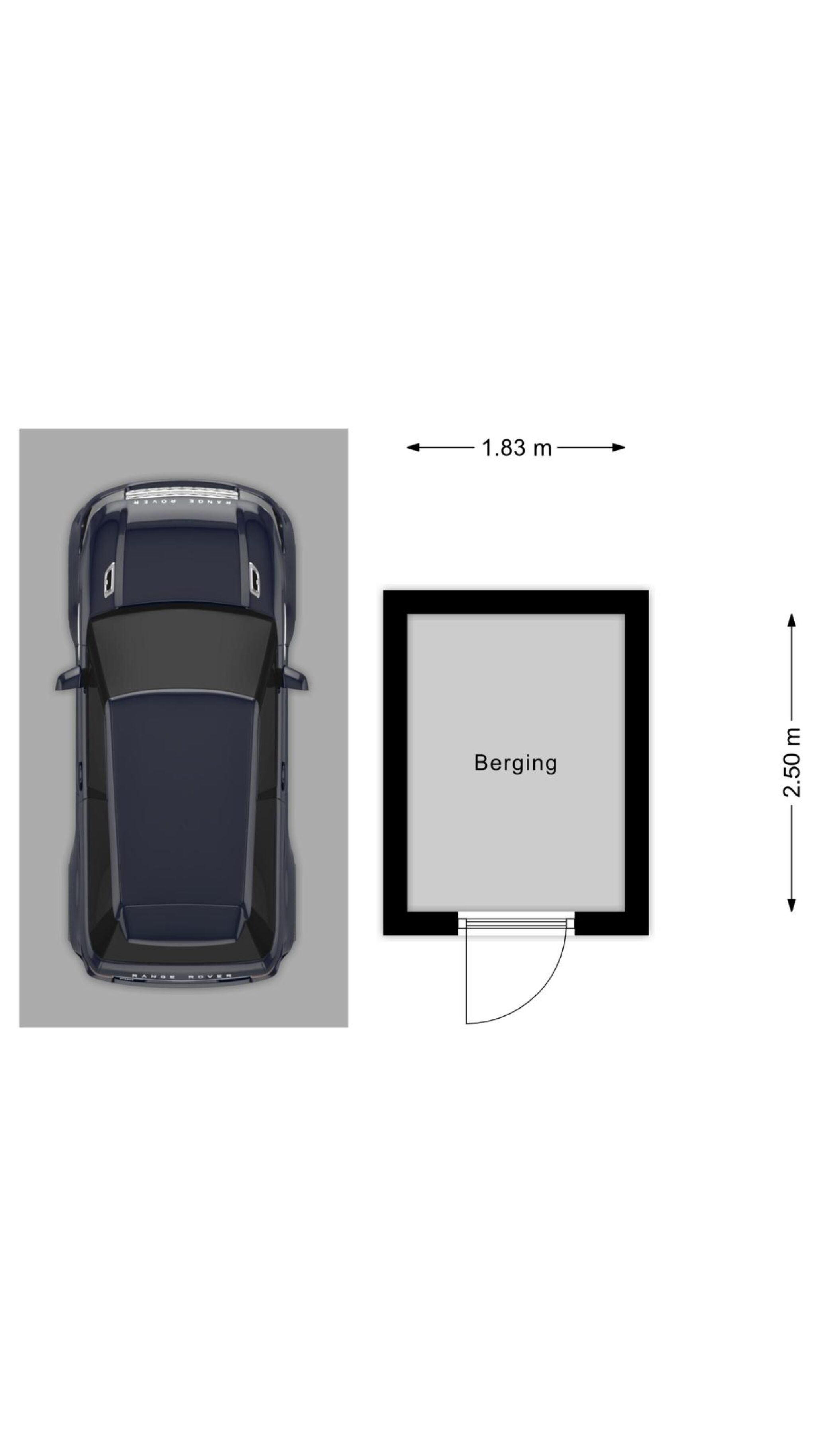 Parkeerplaats & berging